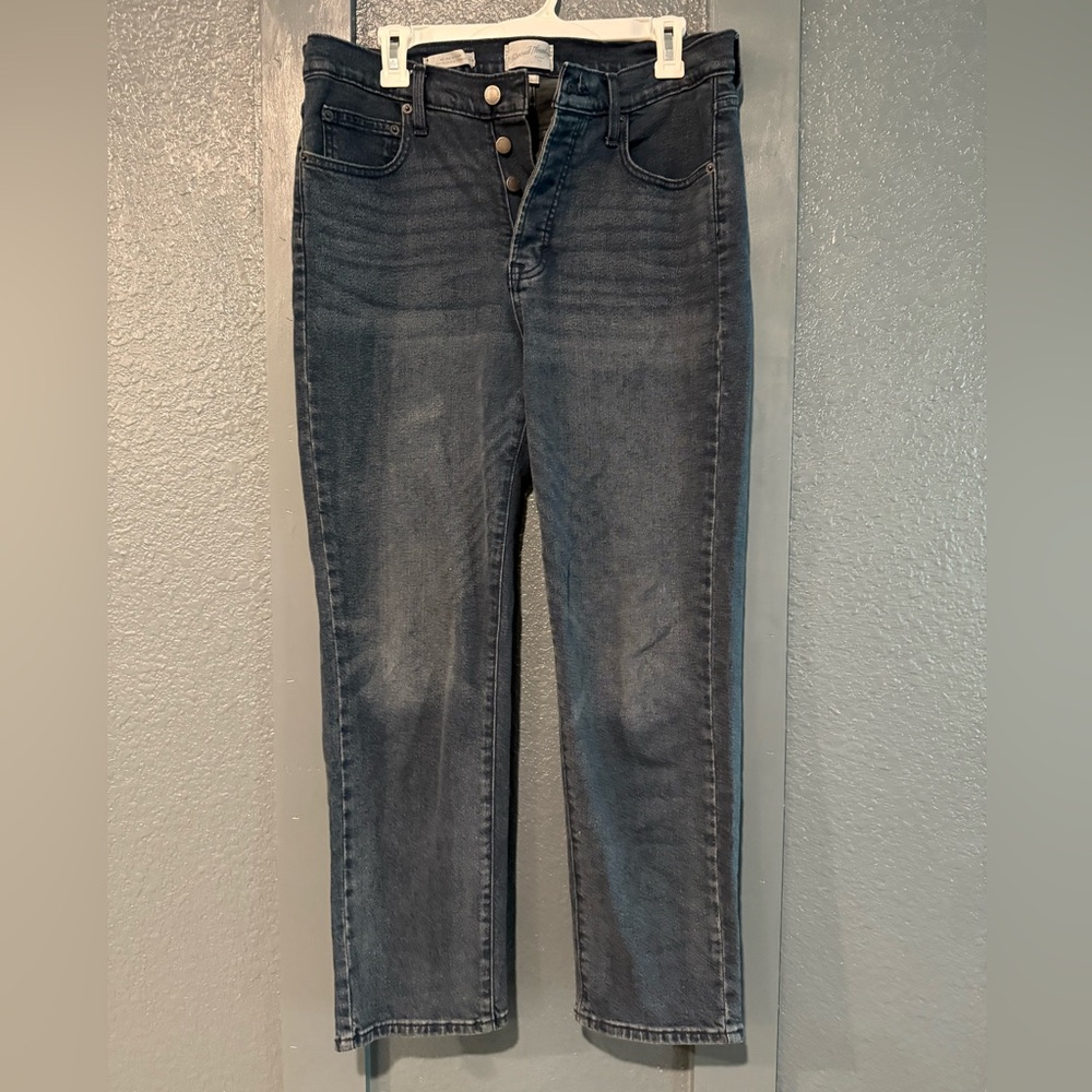 Universal Thread Mid Rise 80s Slim Dark Denim Jeans Size 12